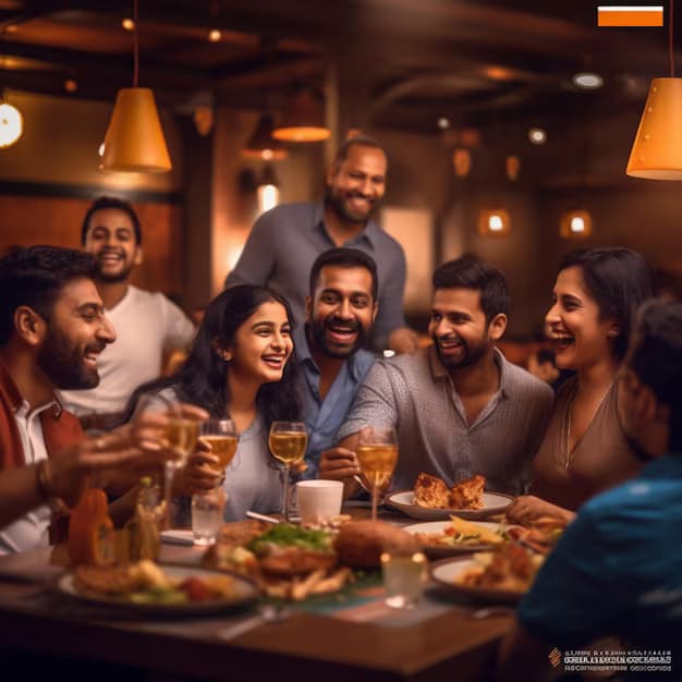 Happy faces at a social event
